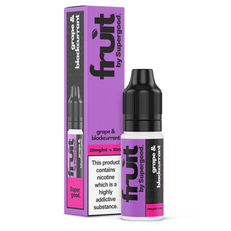 Supergood Fruit – Grape & Blackcurrant – Nic Salt E-Liquid – 10ml